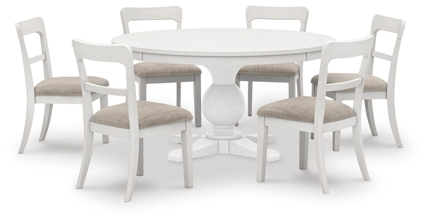 Greddinton White Dining Set view 4