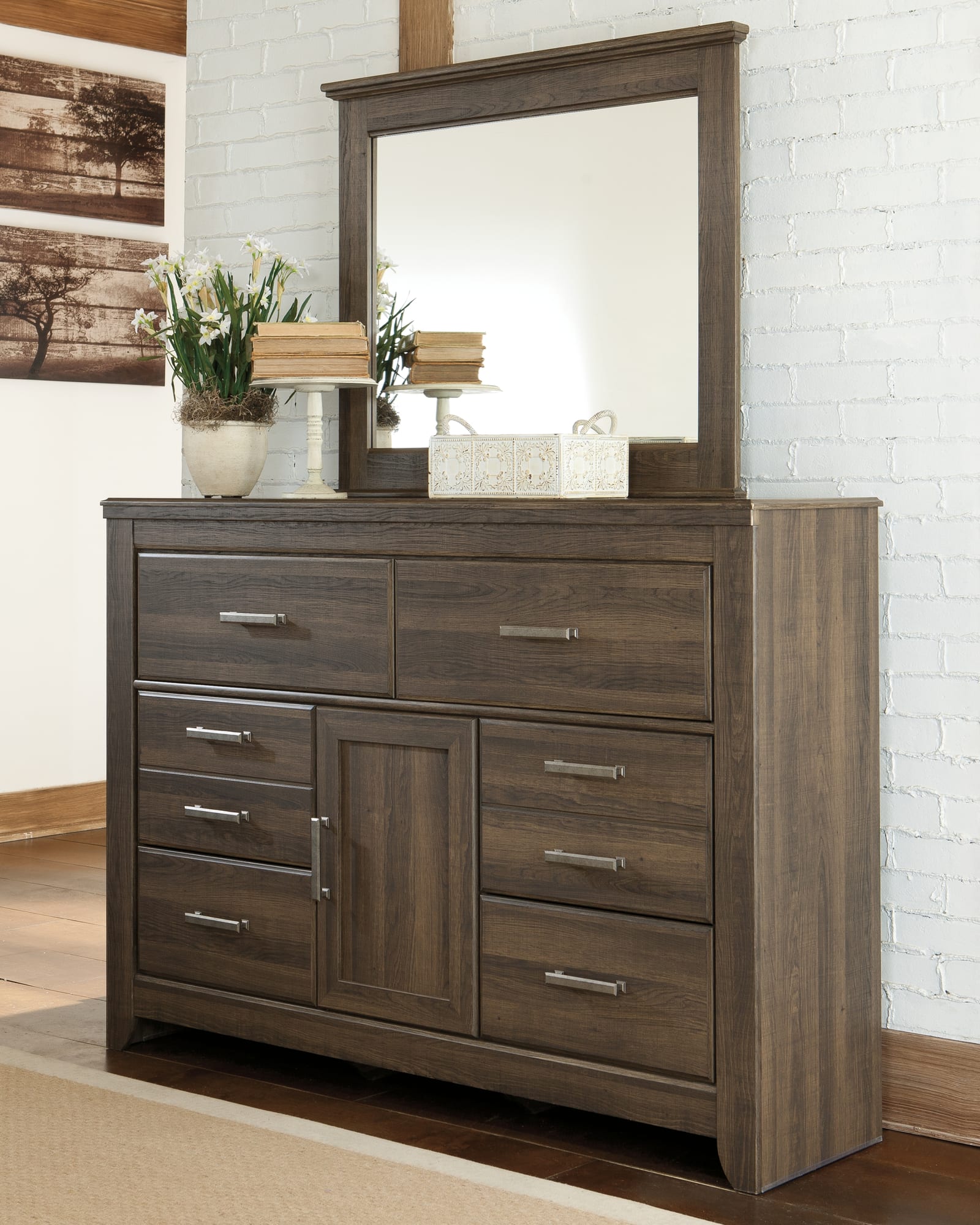 Juararo Dark Brown Poster Bedroom Set view 4