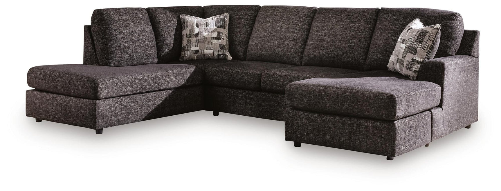 Lentiz Onyx 2-Piece Sectional with Chaise view 2