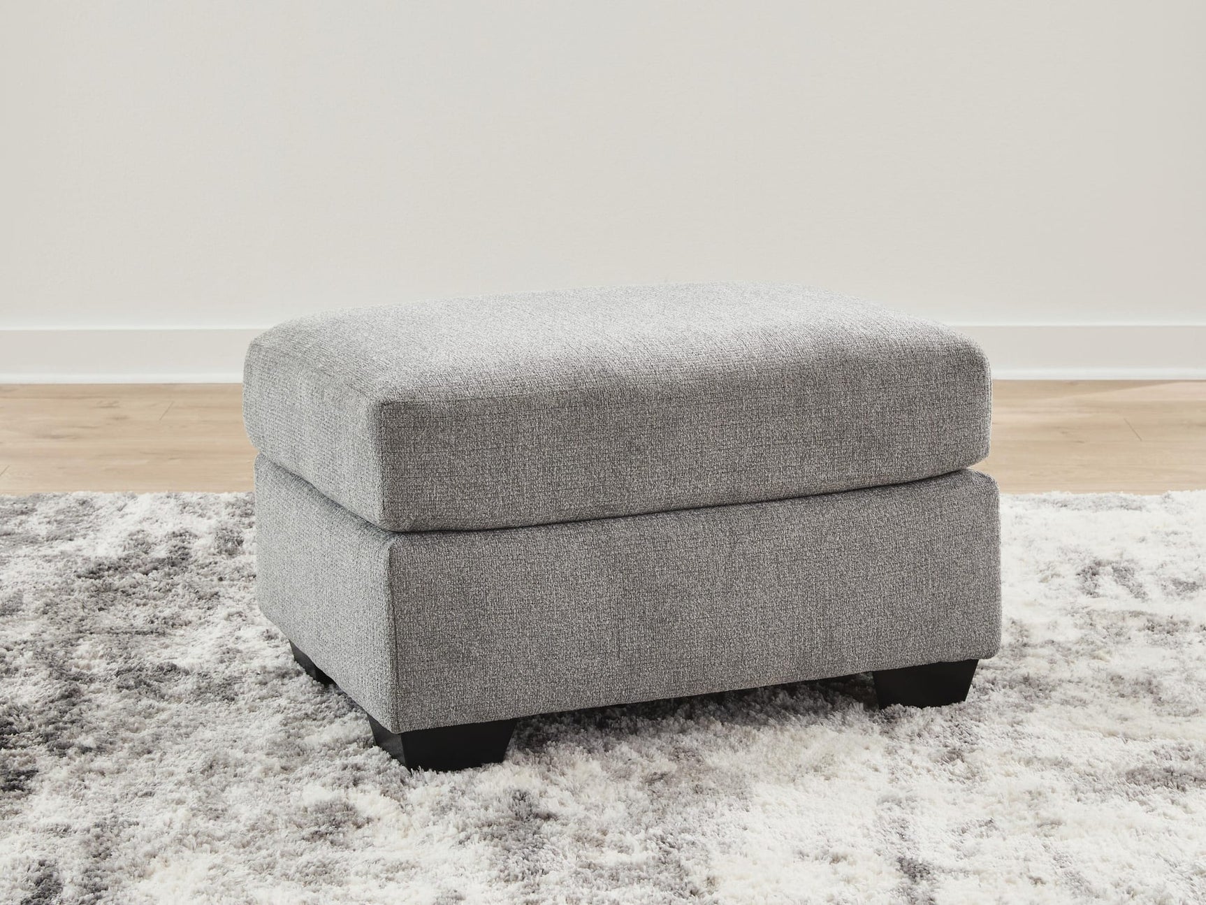 Loreo Flint Chenille Ottoman from Decor Furniture