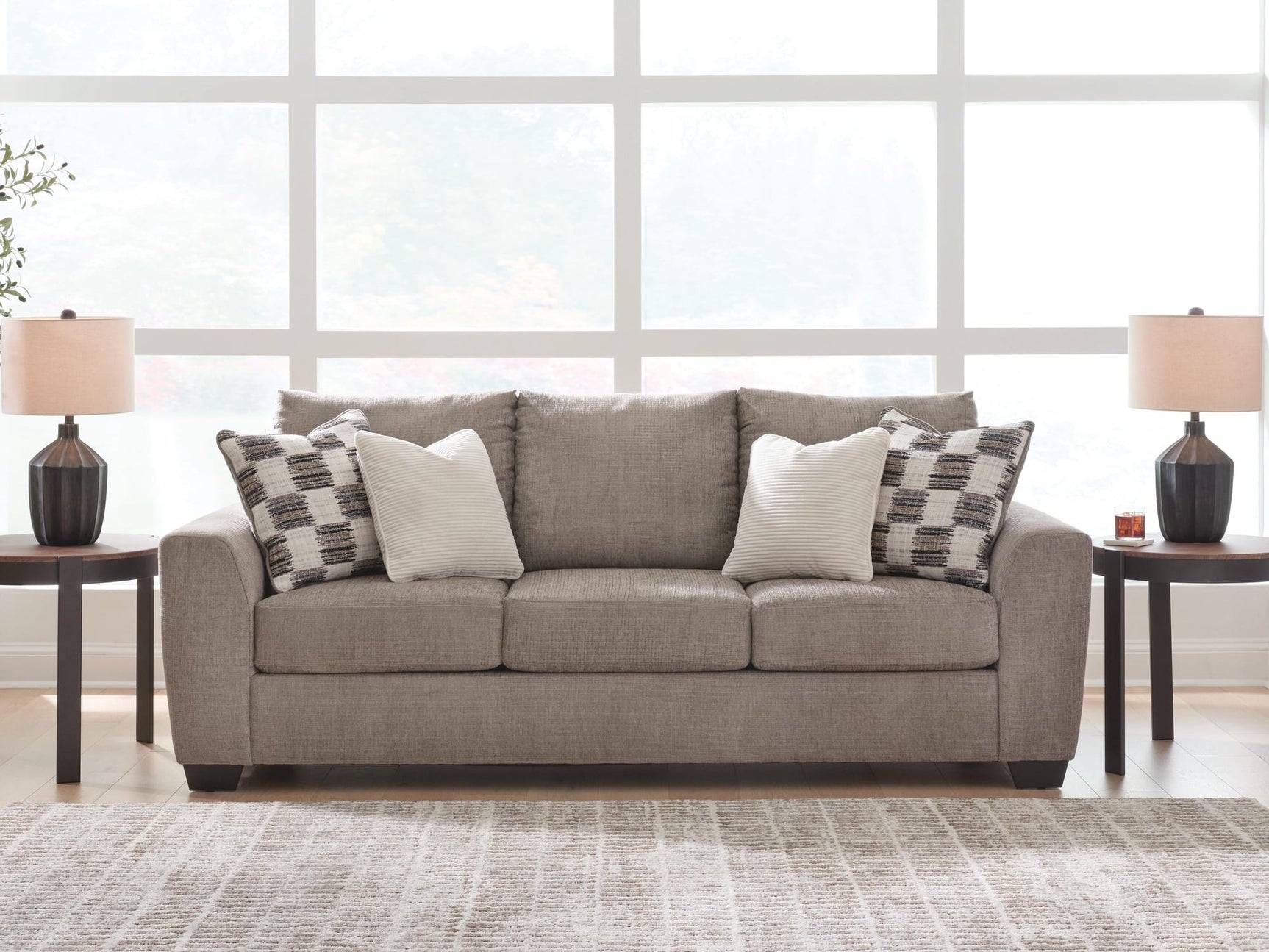 Loreo Truffle Chenille Sofa from Decor Furniture