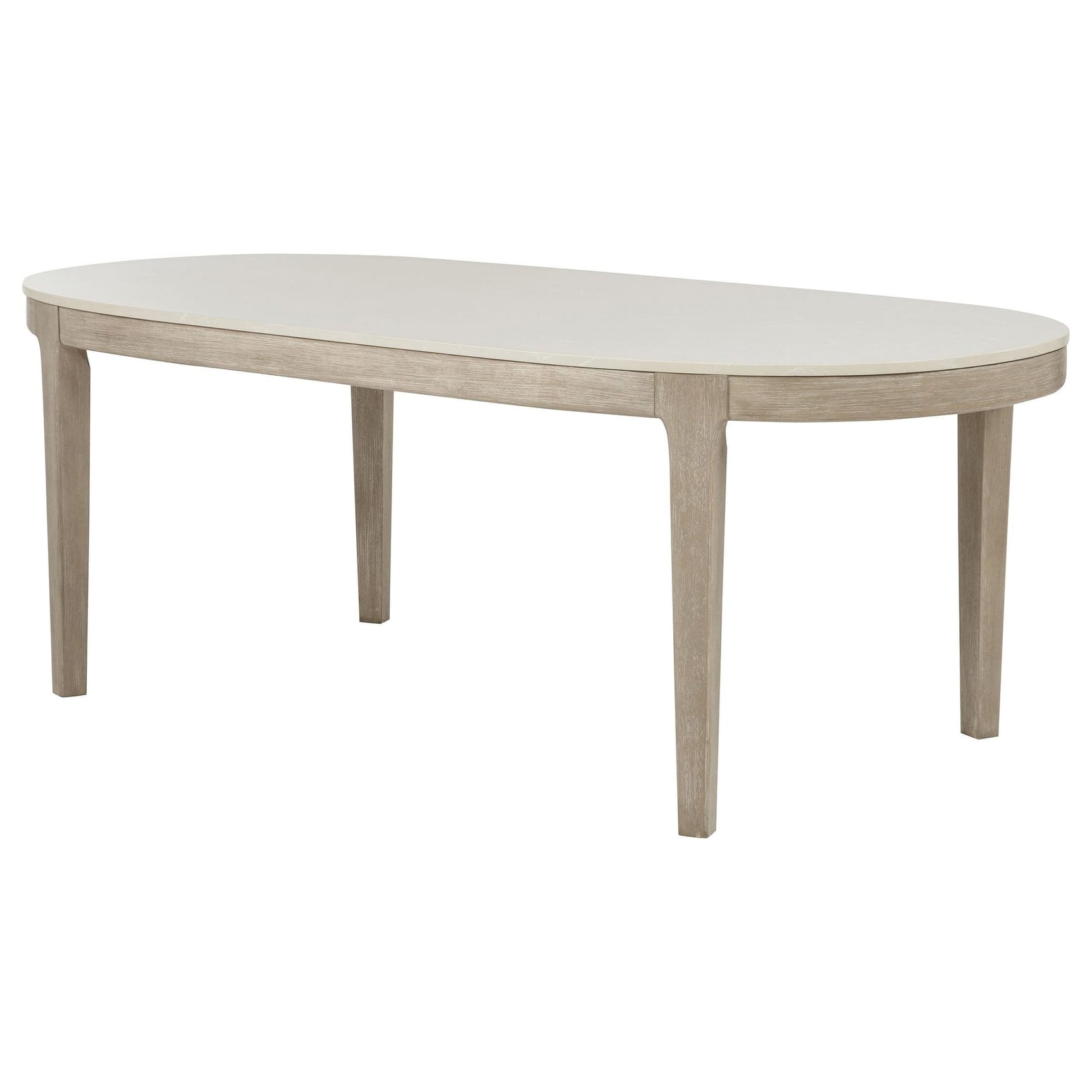 Lucaire 84-inch Cultured Marble Top Dining Table Honed Cream view 3