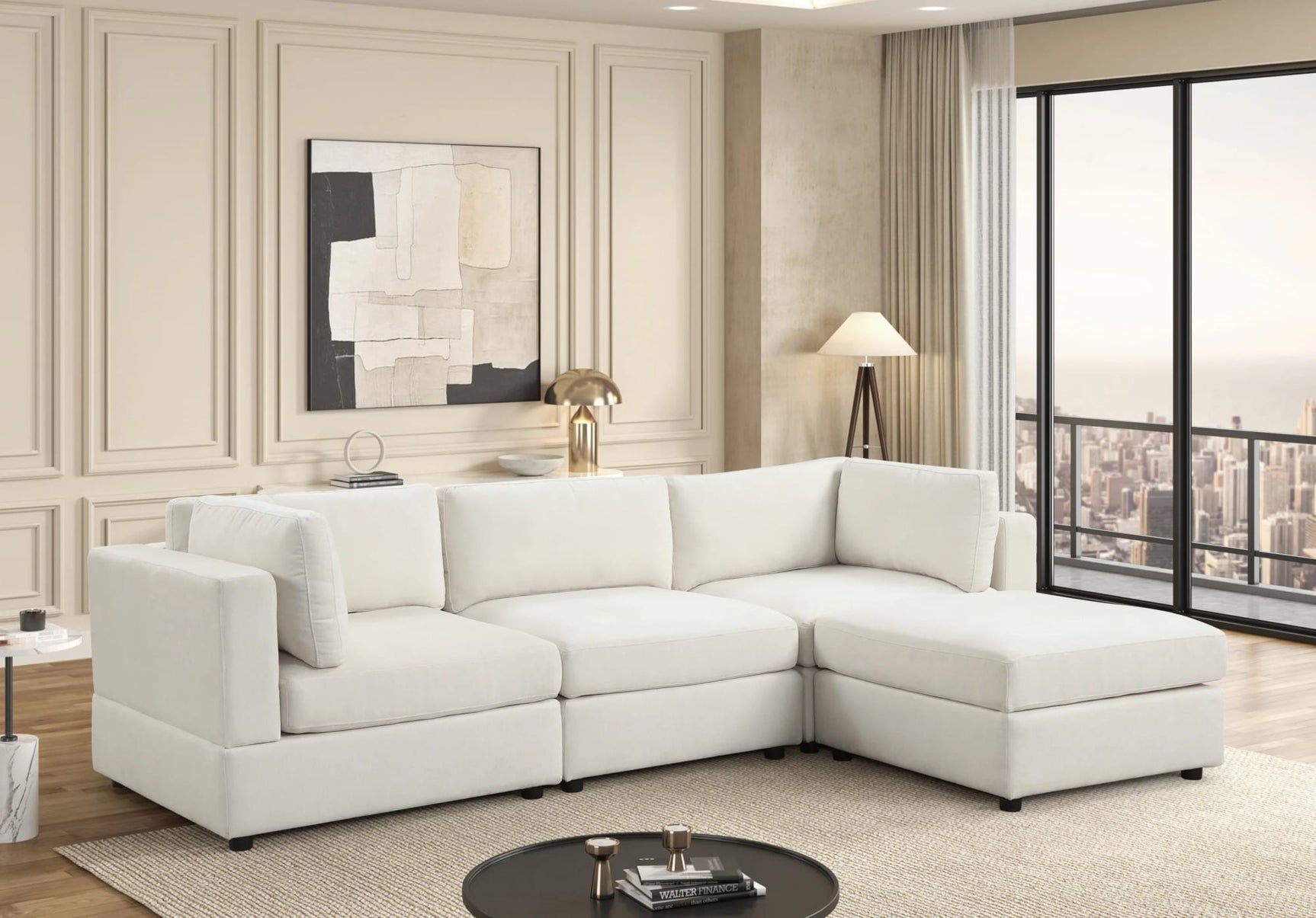 Milan Beige Modular Sectional from Decor Furniture