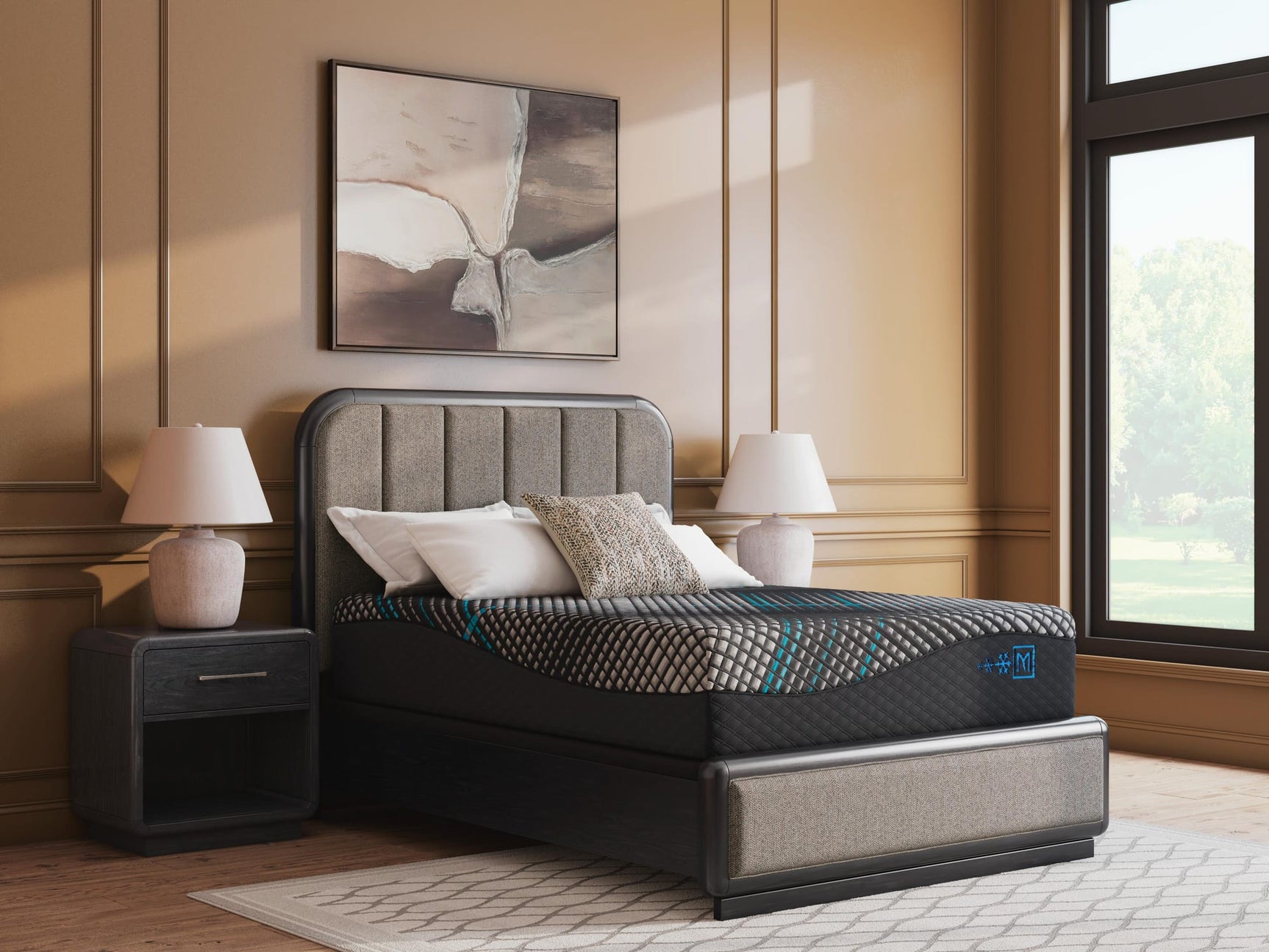 Millennium 2.0 Hybrid 16 Inch Black Full Mattress view 2