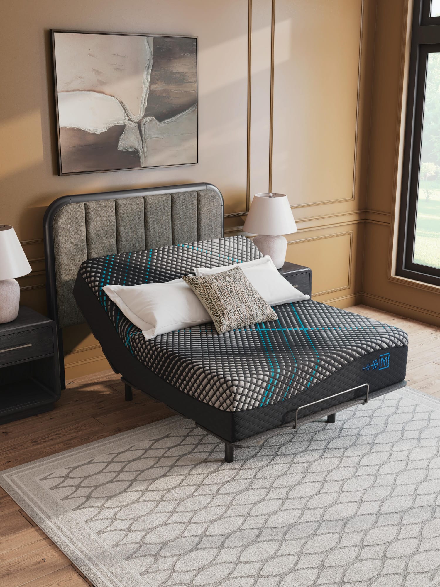 Millennium 2.0 Hybrid 16 Inch Black Full Mattress view 6
