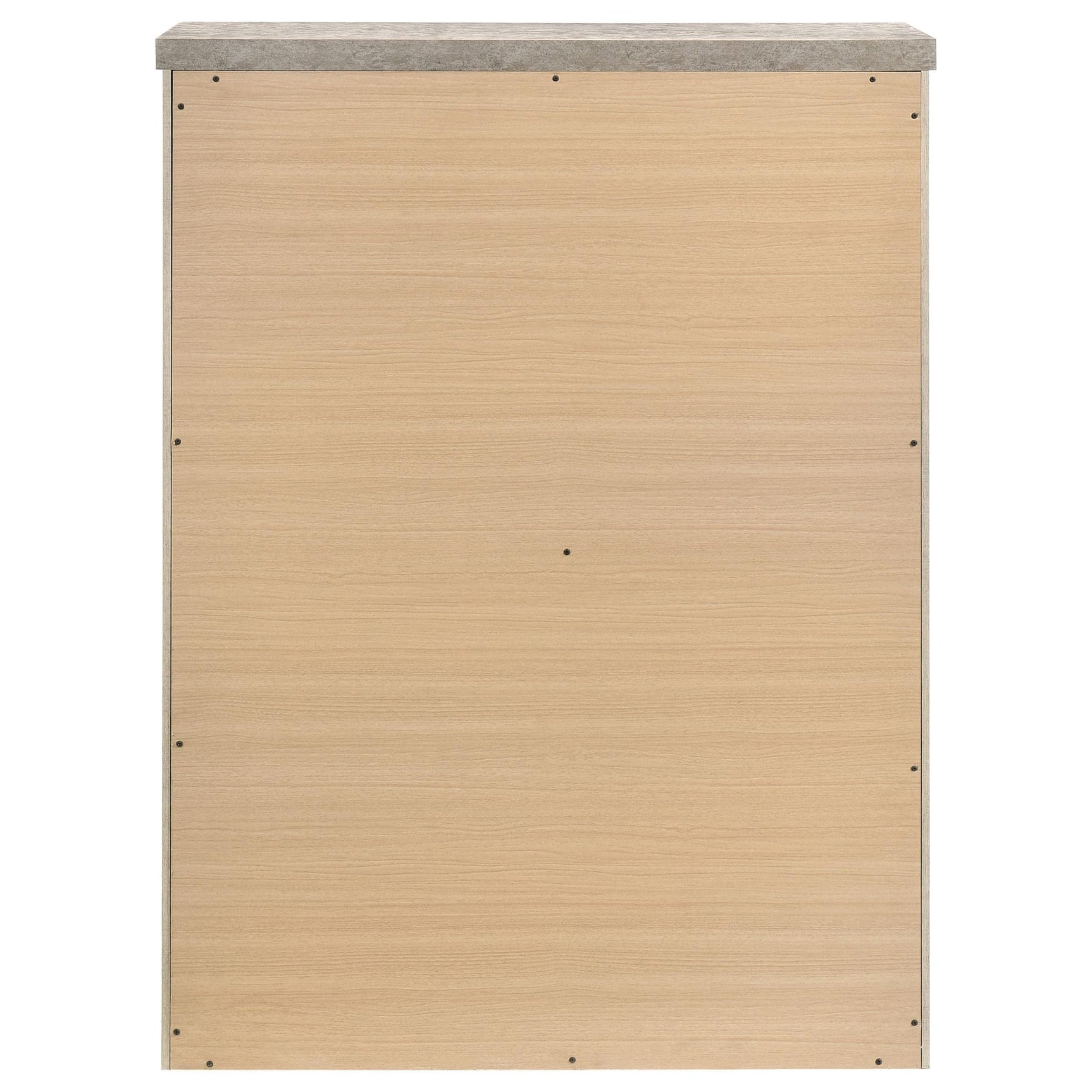 Nevado Farmhouse 5-Drawer Chest Grey and Weathered Taupe view 7