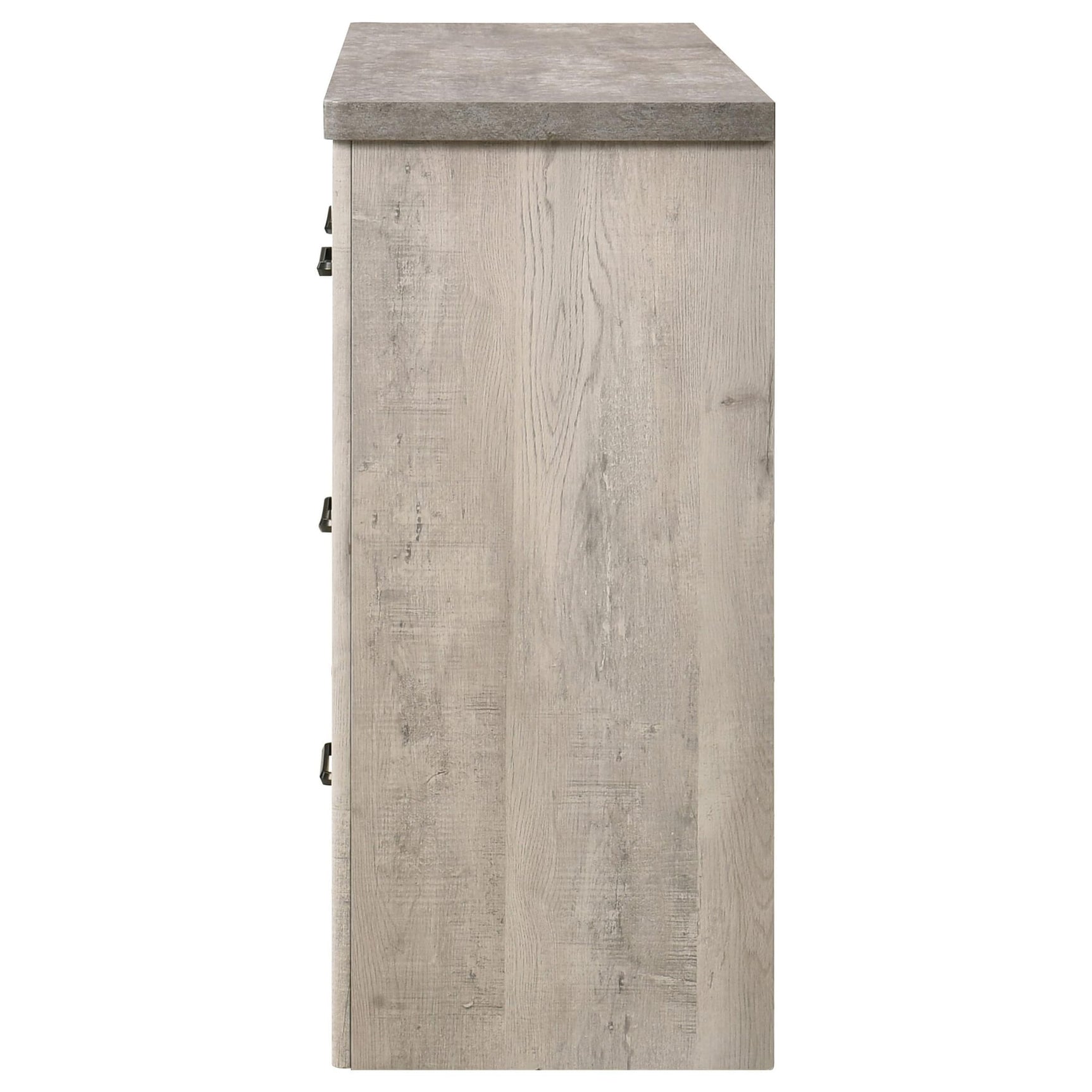 Nevado Farmhouse 7-Drawer Dresser Grey and Weathered Taupe view 5