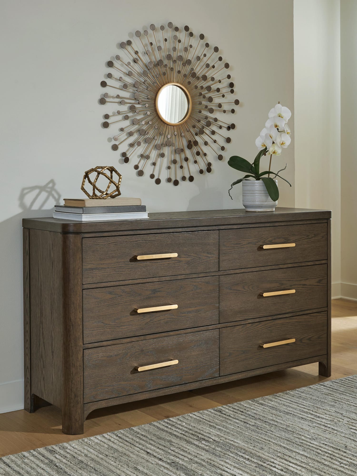 Radkin Burnished Brown Dresser from Decor Furniture