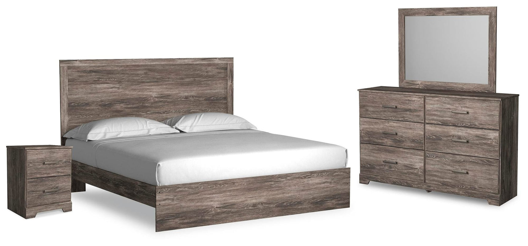 Ralinksi Gray Panel Bedroom Set view 3