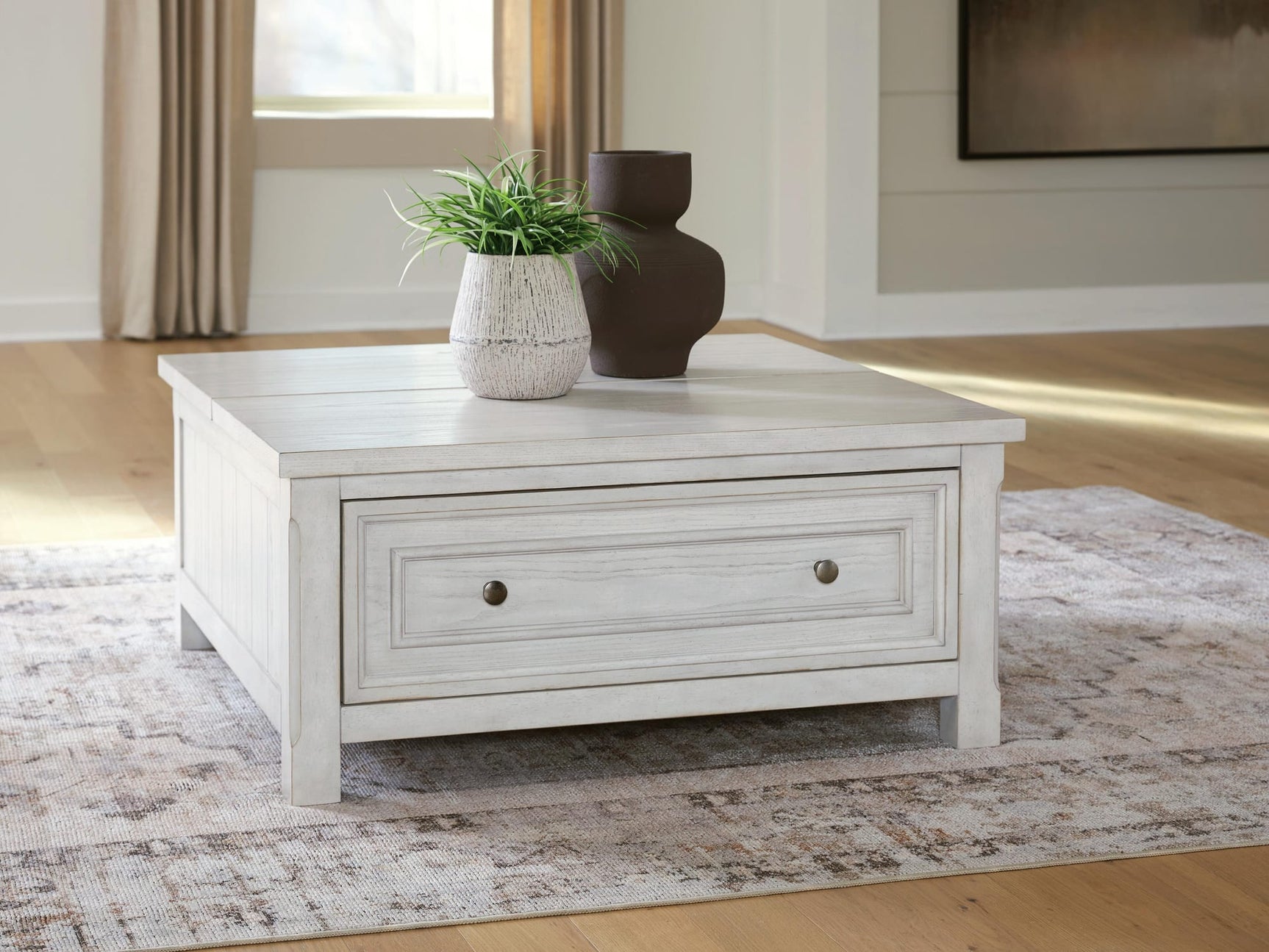 Robbinsdale Antique White Lift-Top Coffee Table view 6