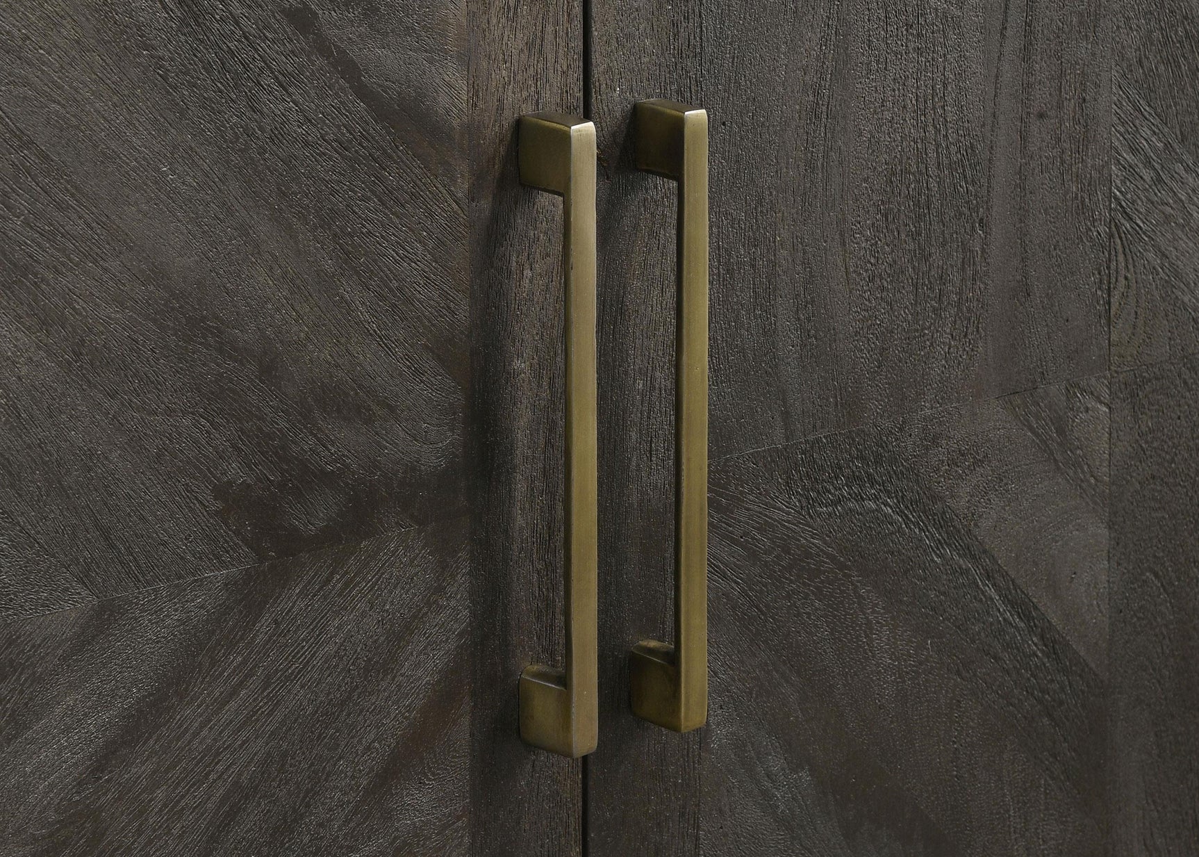 Leg and leveler detail on Dennis sideboard