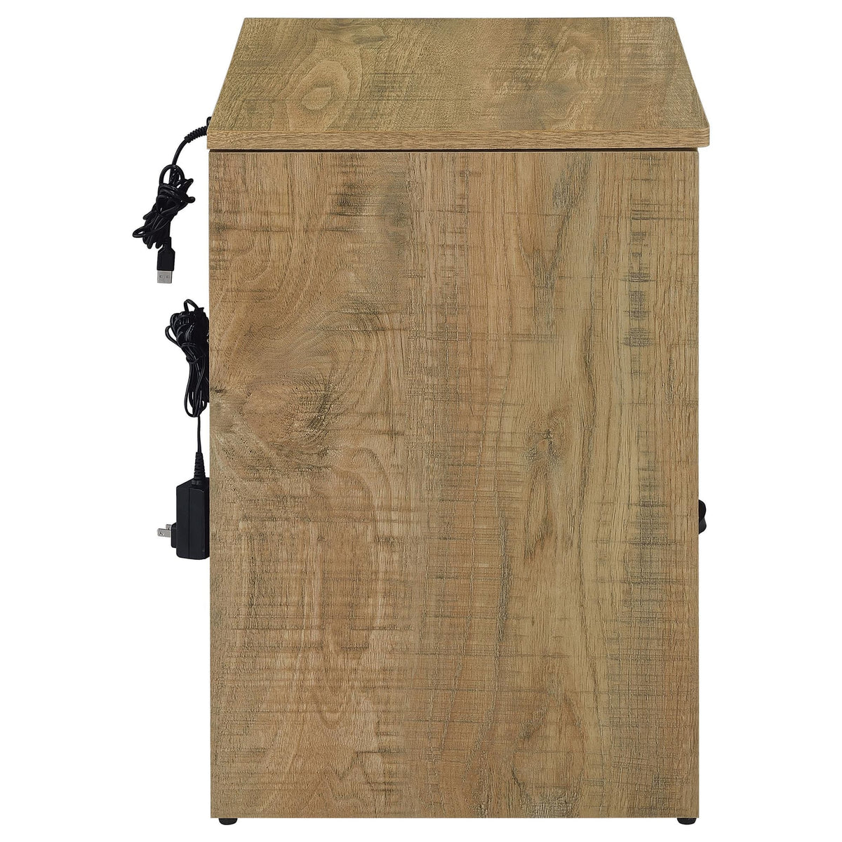 Fabre Extendable Top 1-Drawer Nightstand in Mango — product image 8