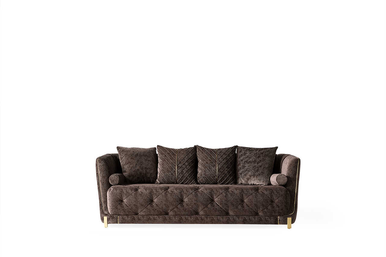 Elit Brown Chair showing wooden legs detail