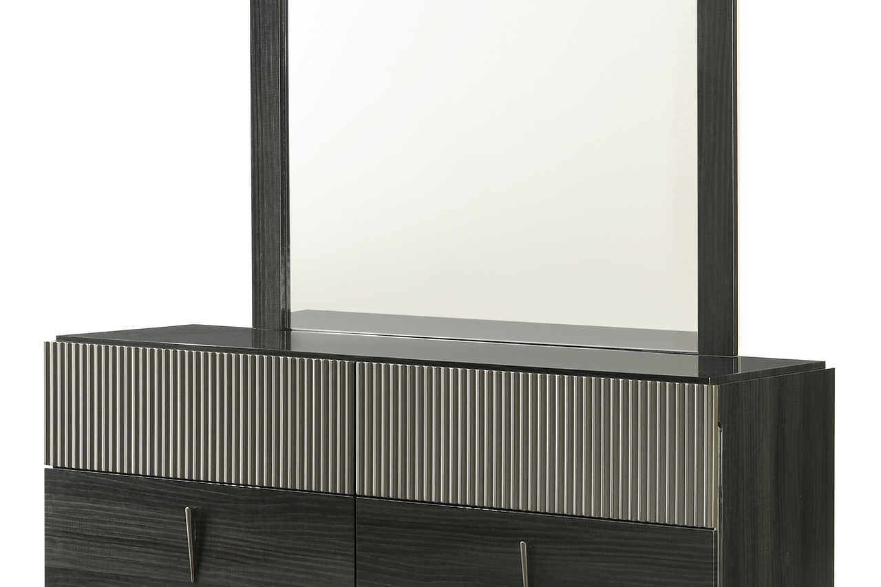 Raven Dark Gray Chest hardware close-up