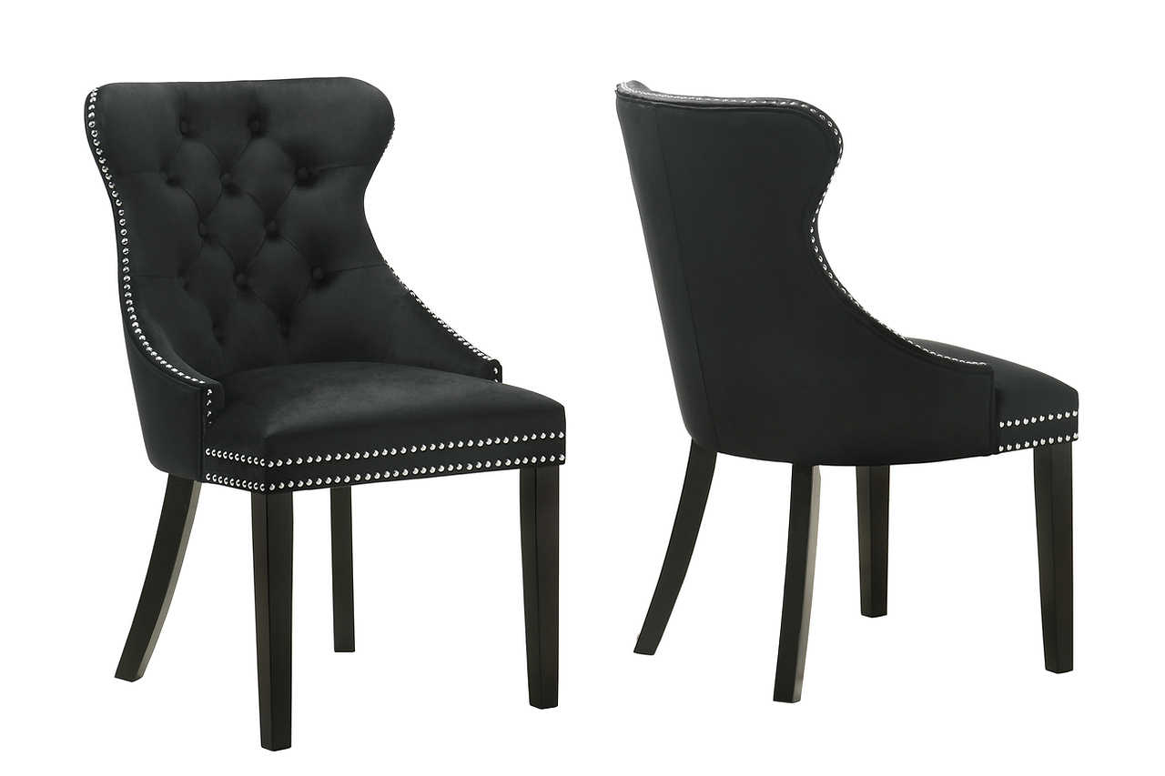 main view of Paro Black Rectangular Dining Set dining room furniture