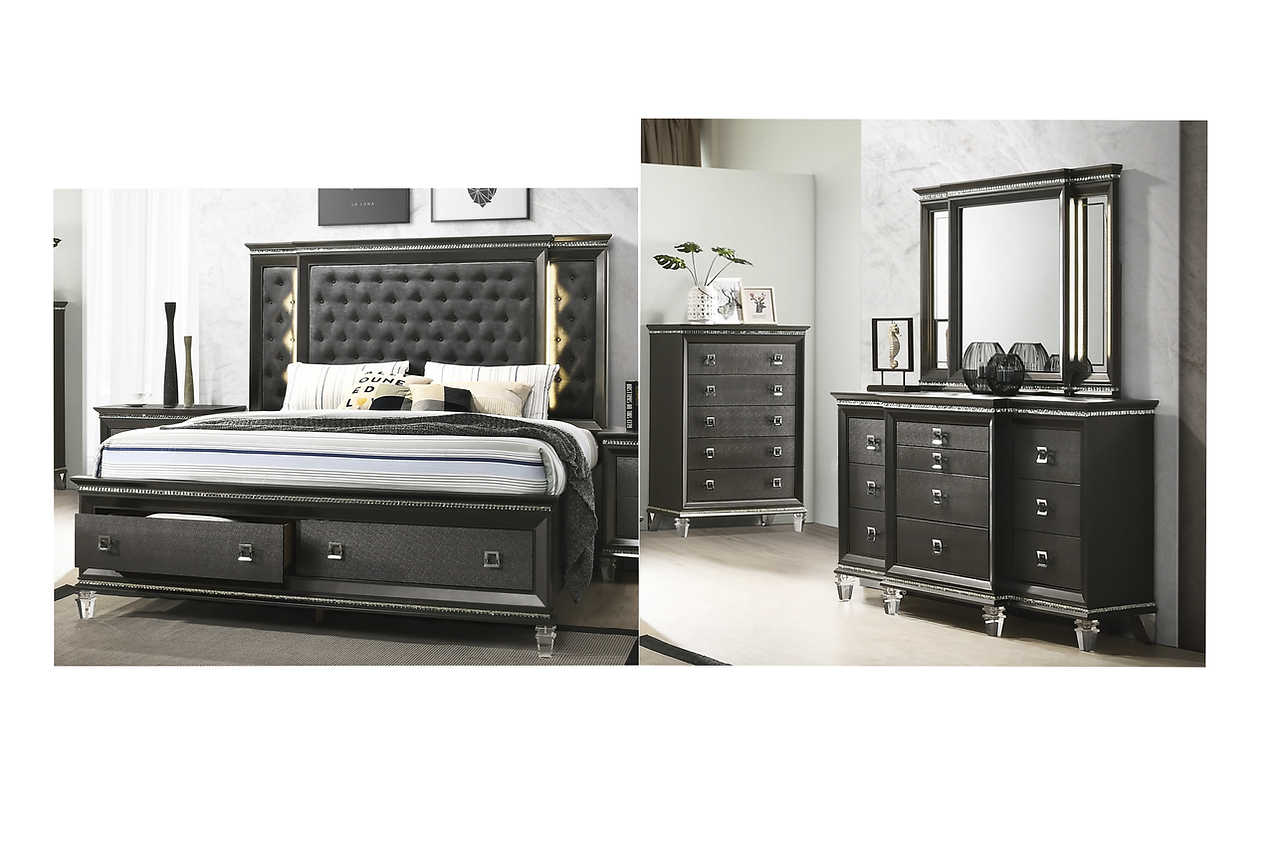 B4000 Madrid Dresser & Mirror