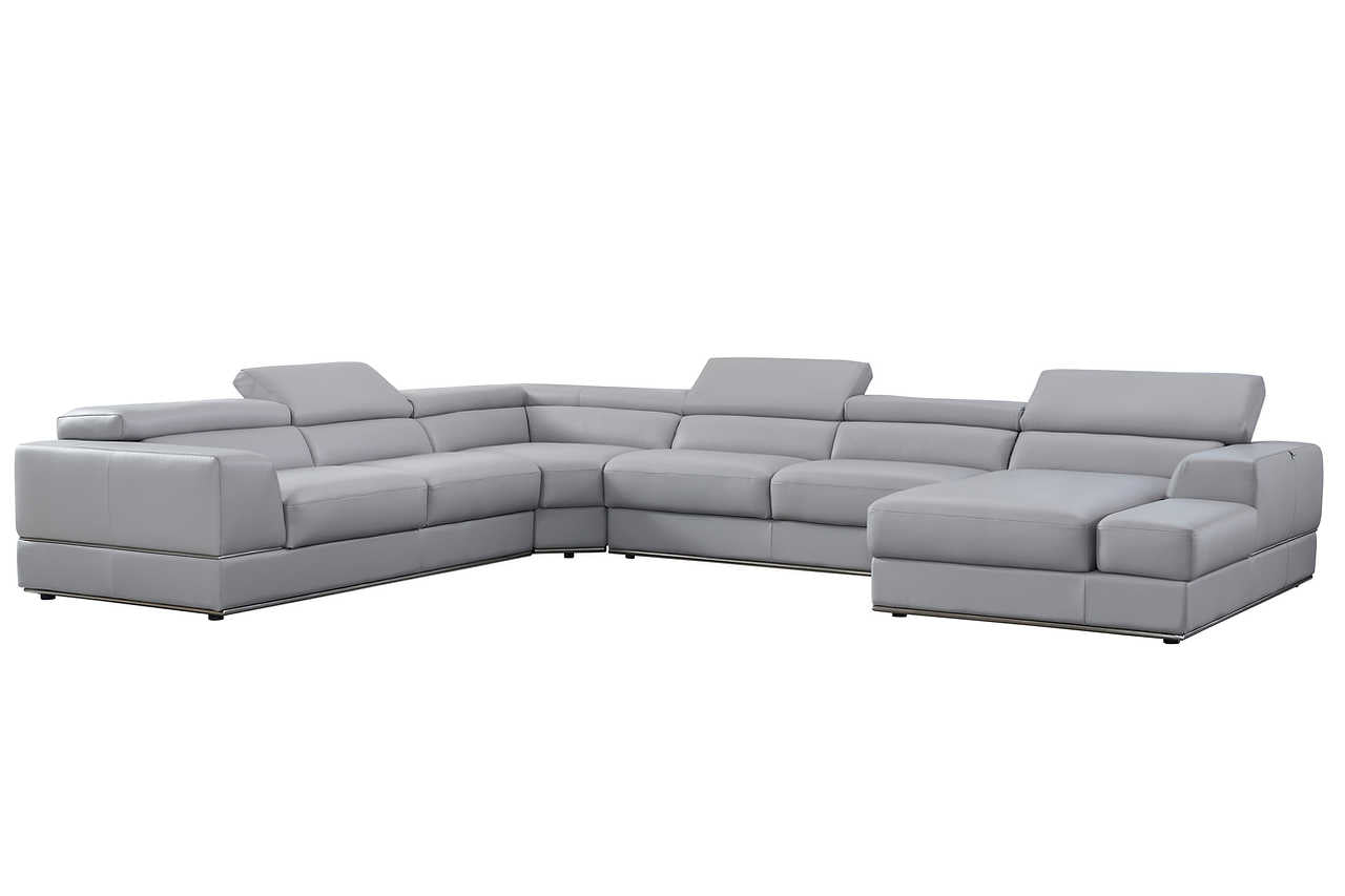 Living room view with sectional sofa
