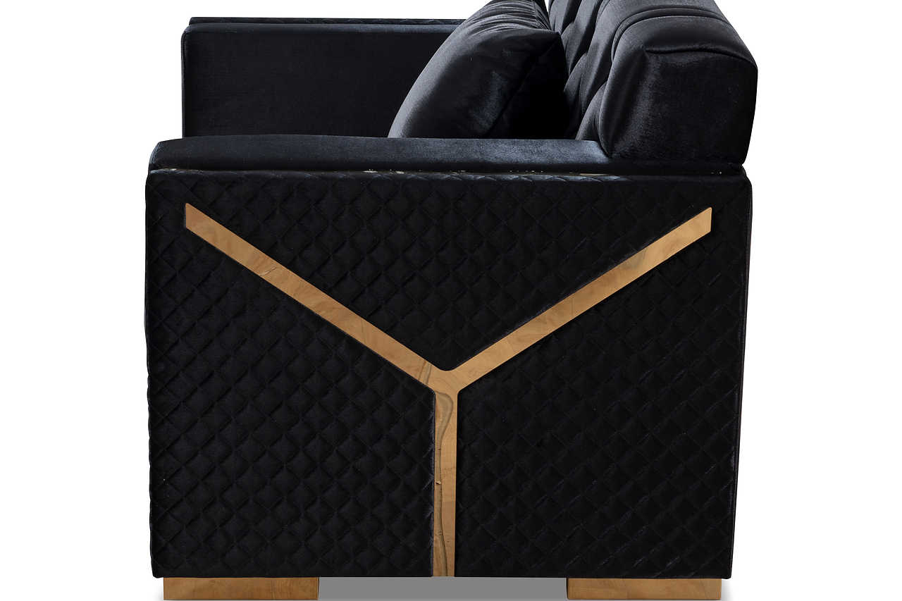 Hilena Living Room Set displayed straight on