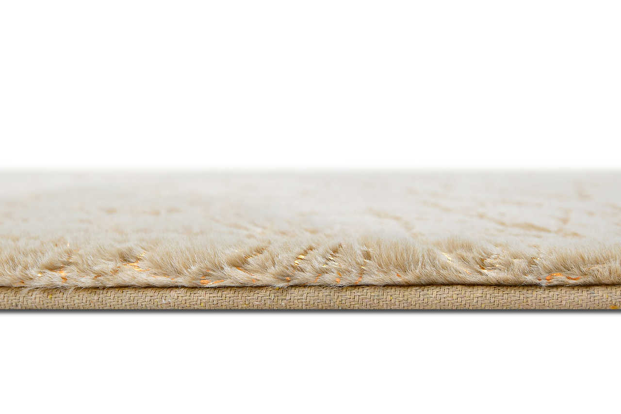 Rabbit Tex rug corner highlighting colors and pattern