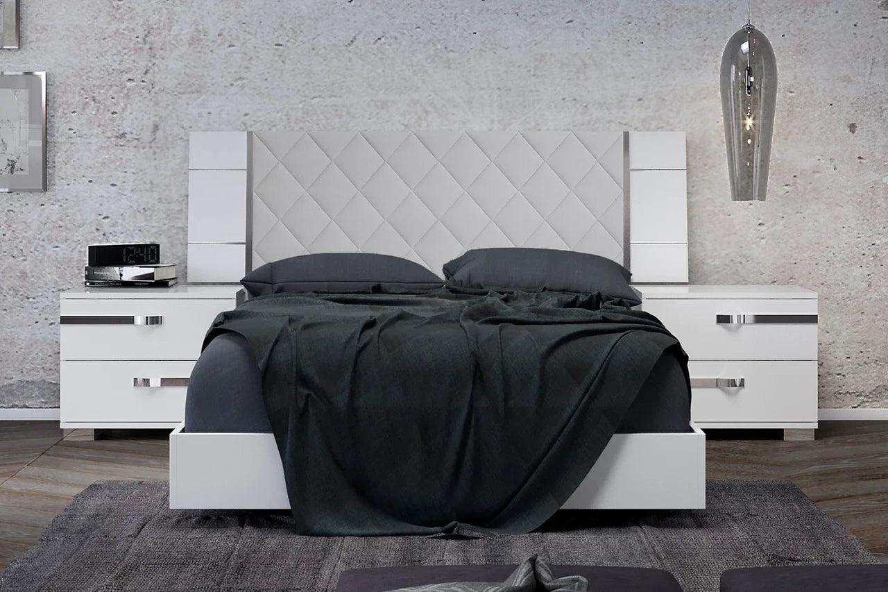 Dream Rombi nightstand top view highlighting marble finish