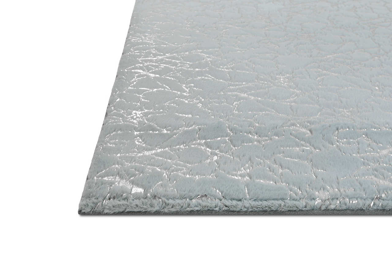 New Era Rabbit Silver medium rug corner view
