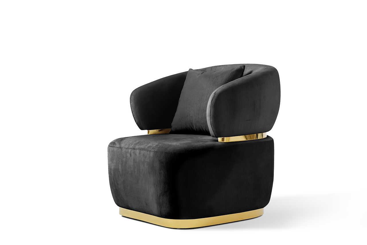 Eden sofa and loveseat set angled front view