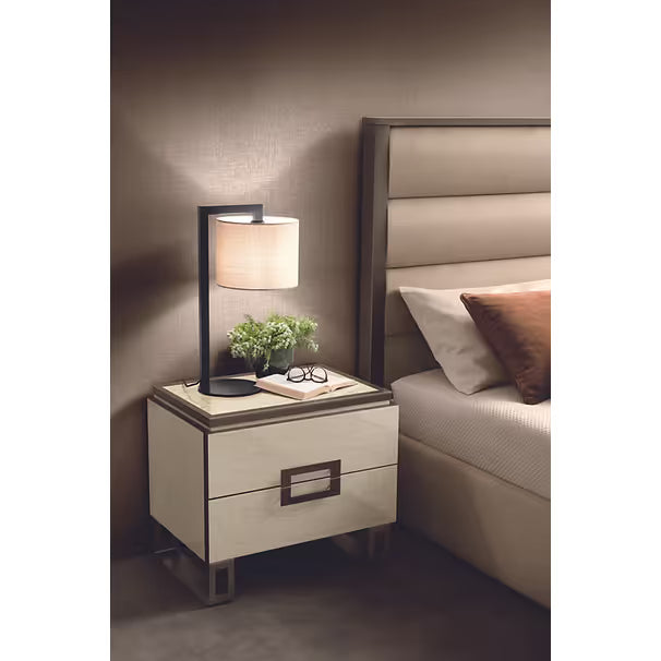 Poesia High Gloss Italian Bedroom Set with LED Bed view 6