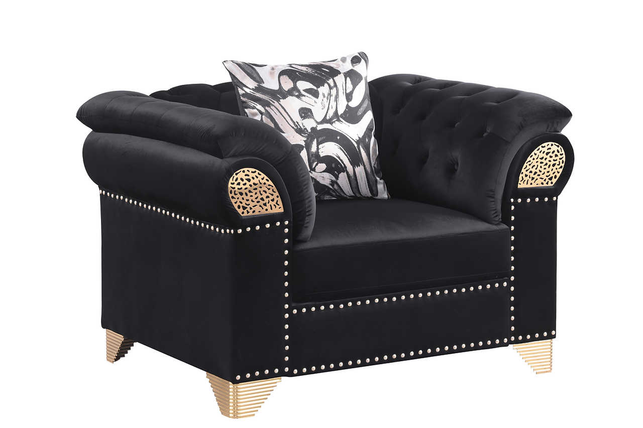 Main view of Emma Living Room Set with chair included