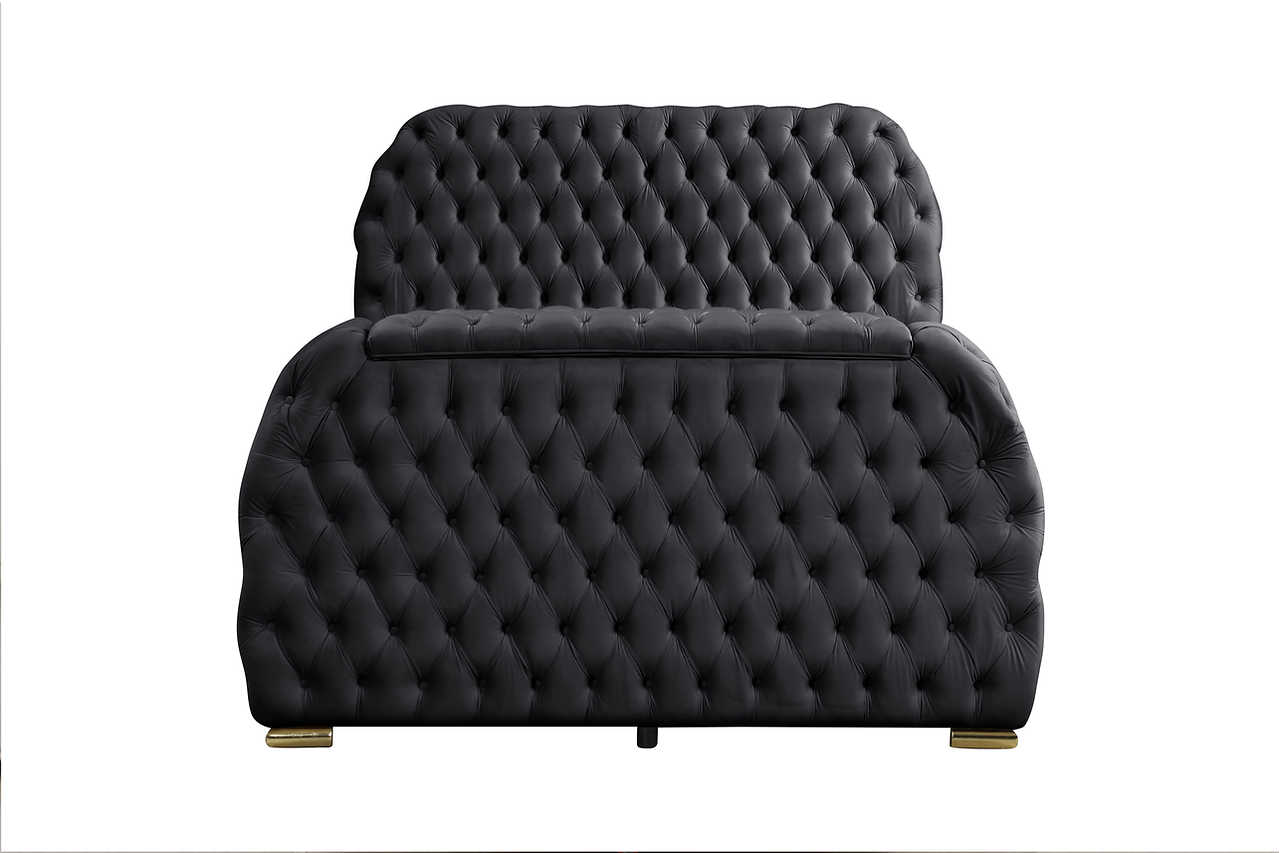 Detail of tufted upholstery fabric