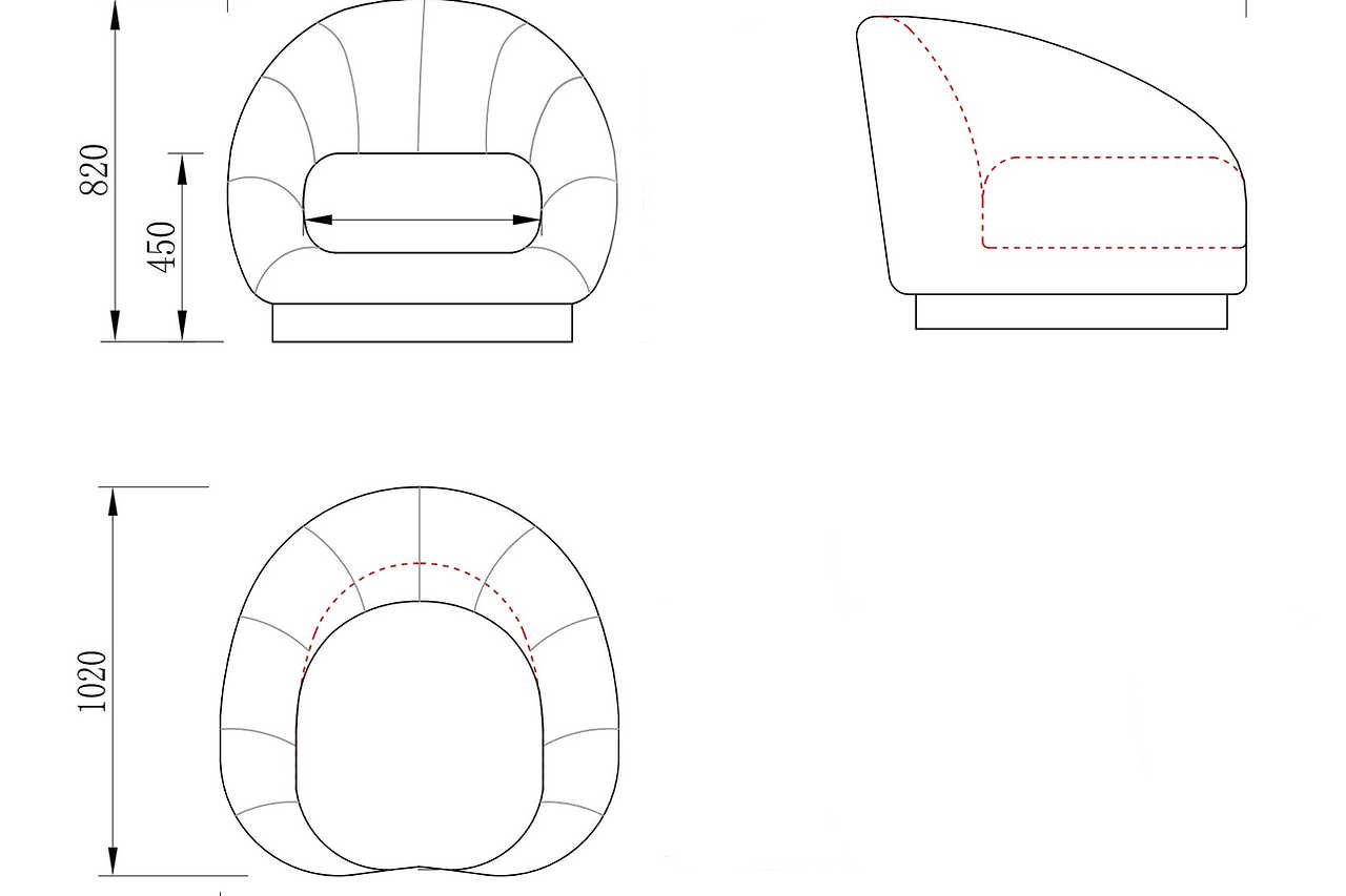 Close-up on seating cushion of Olena Dove Grey loveseat