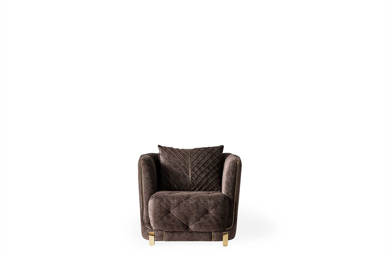 Elit Brown Chair side profile