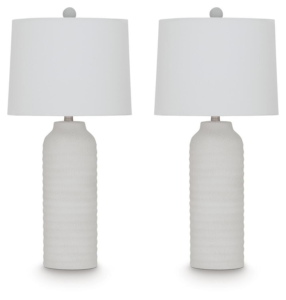 Vauville White Table Lamp Set of 2 — product image 2