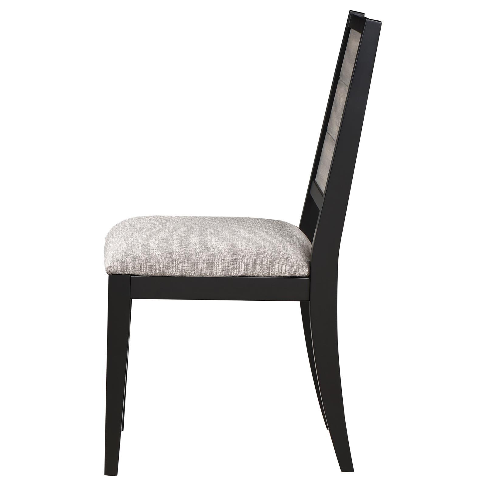 Elodie Chair leg showing acacia veneer and plastic glide