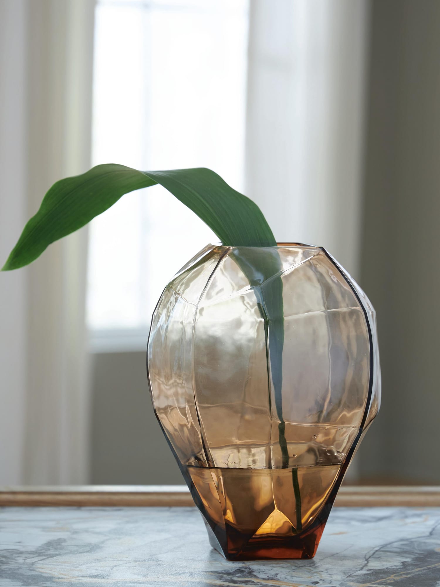 Ewart Light Brown Vase from Decor Furniture