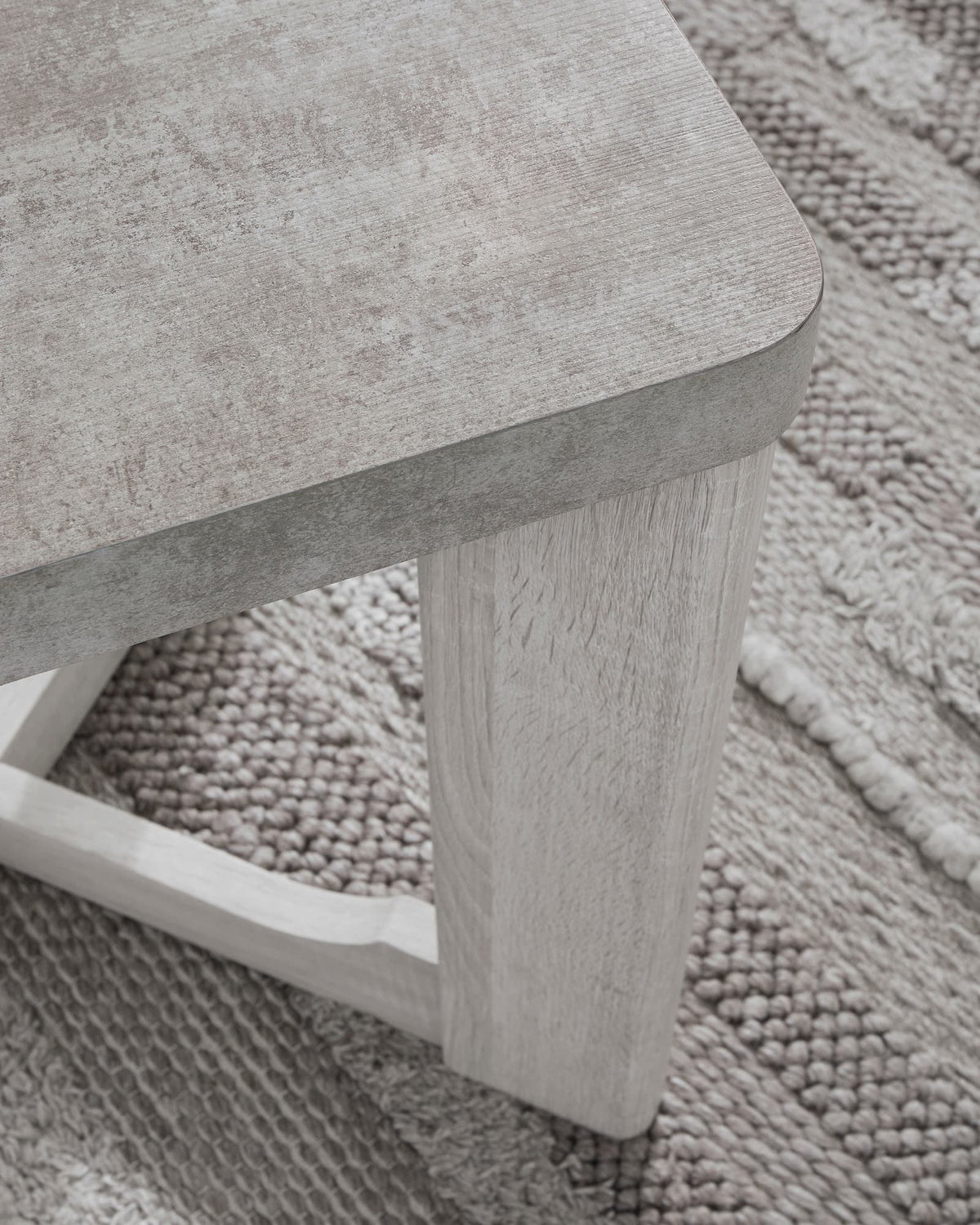 Whitewash Coffee Table with Two End Tables — product image 3