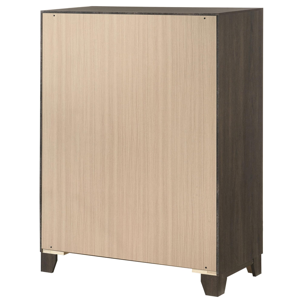 Farre 5-Drawer Chest of Drawers Dark Brown — product image 8