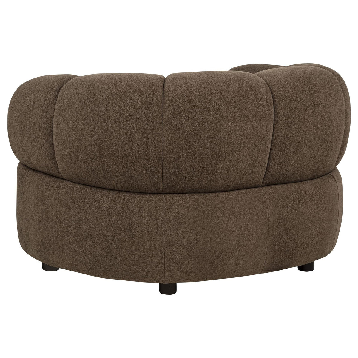 Casarin Brown Fabric 3-Piece Channel-Back Sofa Set — product image 7