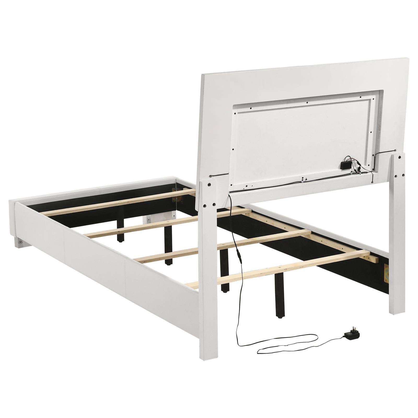 Felicity bedroom set dresser with chrome legs and hardware
