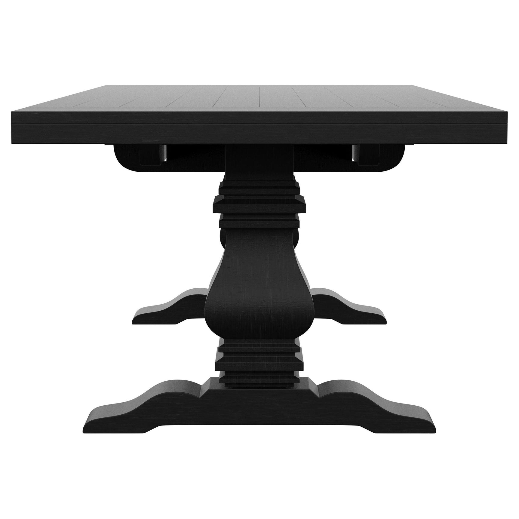 Florence dining table in a styled dining room setting