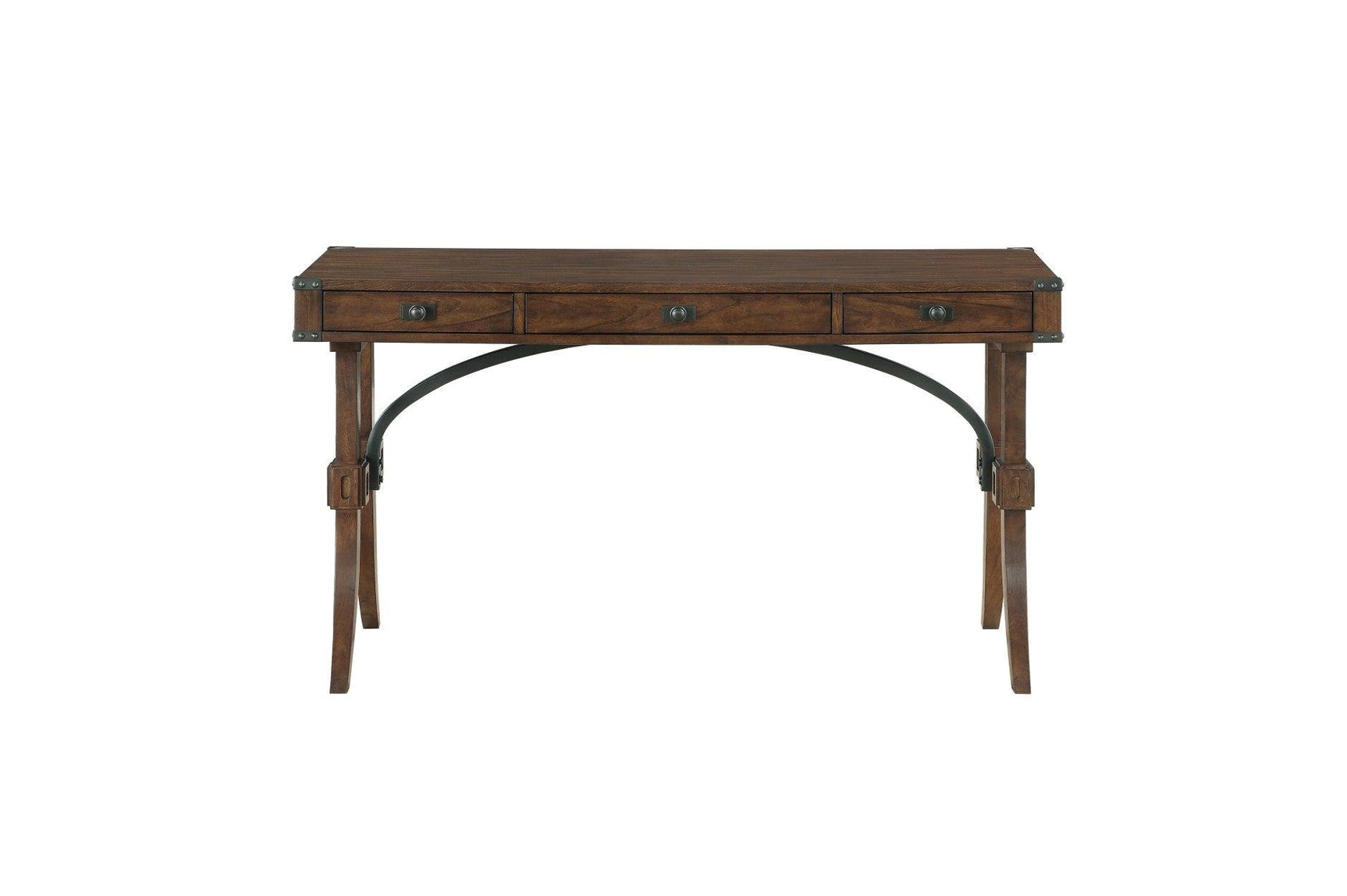 Frazier Park Writing Desk work surface and keyboard tray detail