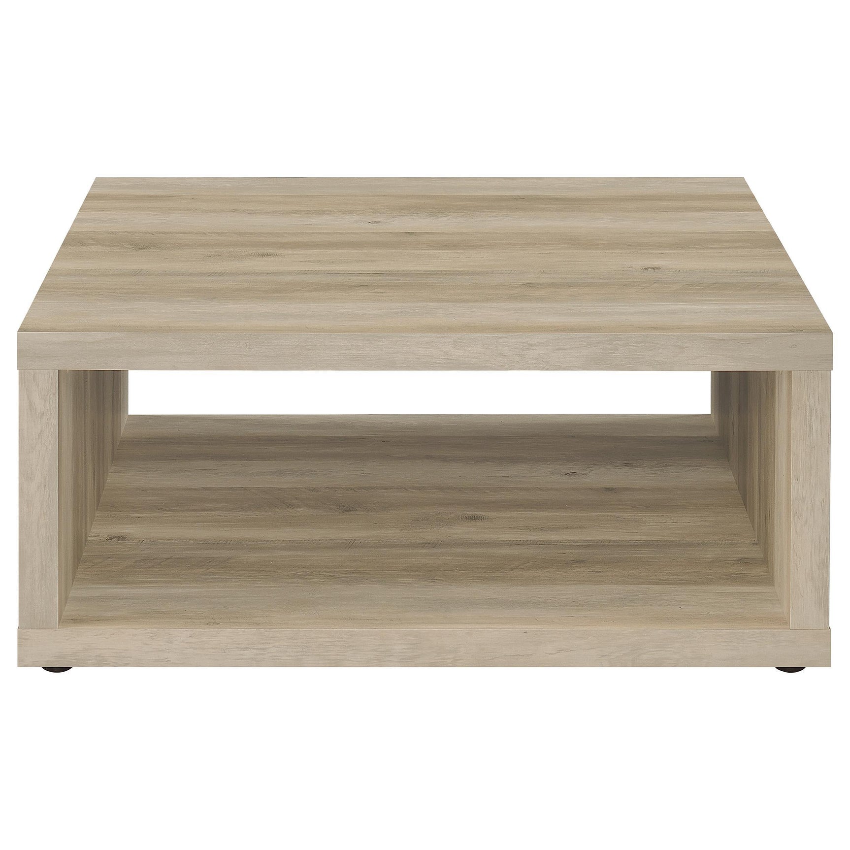 Frisco Square Coffee Table close-up of engineered wood surface