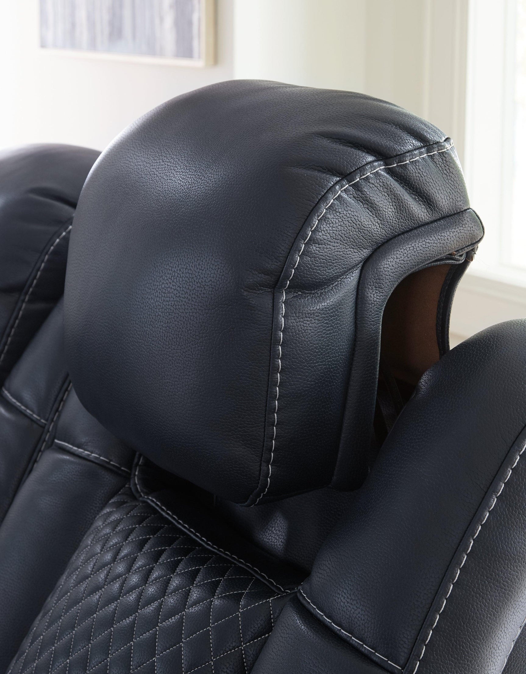 Footrest extended in power reclining position