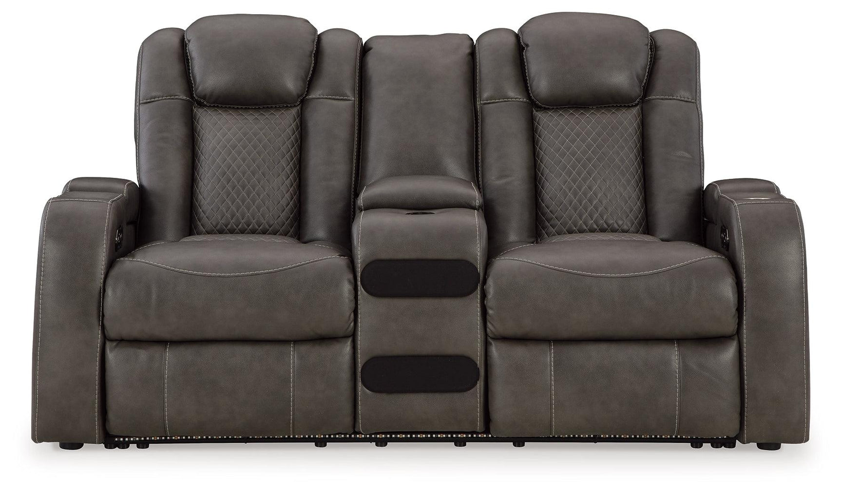 Side view showing reclining position and armrest