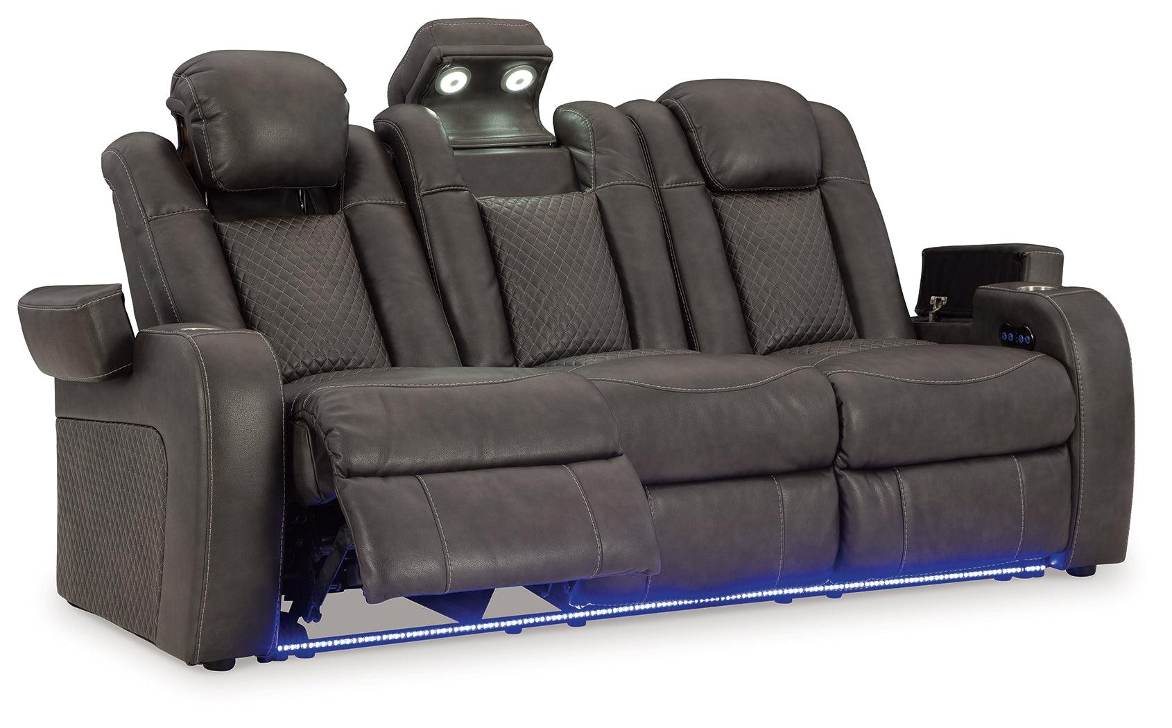 Power recliner control and USB port detail