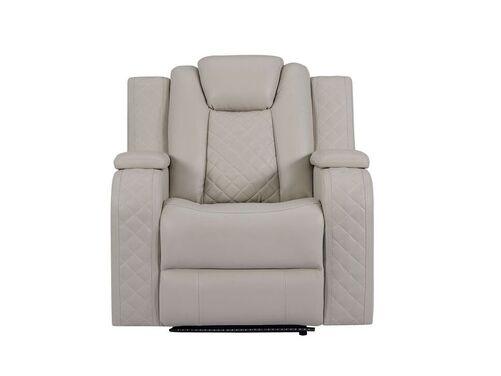 Sofa drop-down table with power and USB outlets