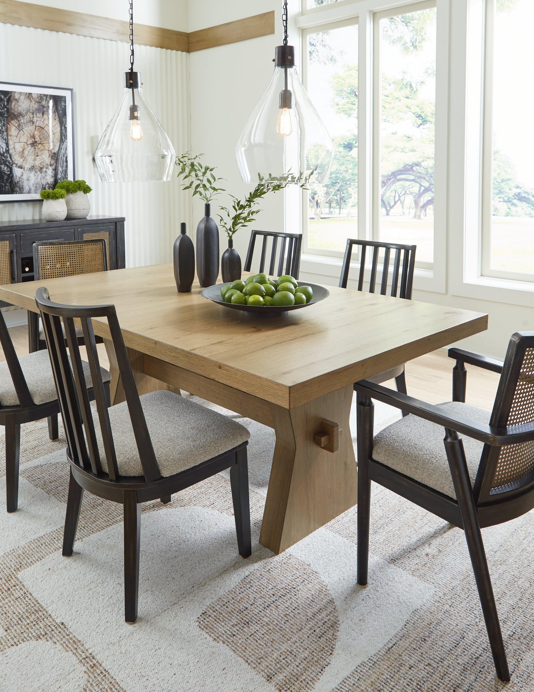 Galliden Dining Table overall profile