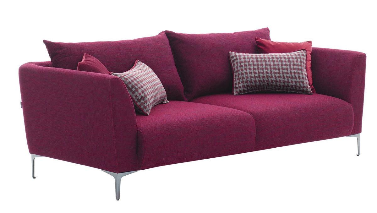 Detail of fabric and cushions on Gravity Exen Sofa