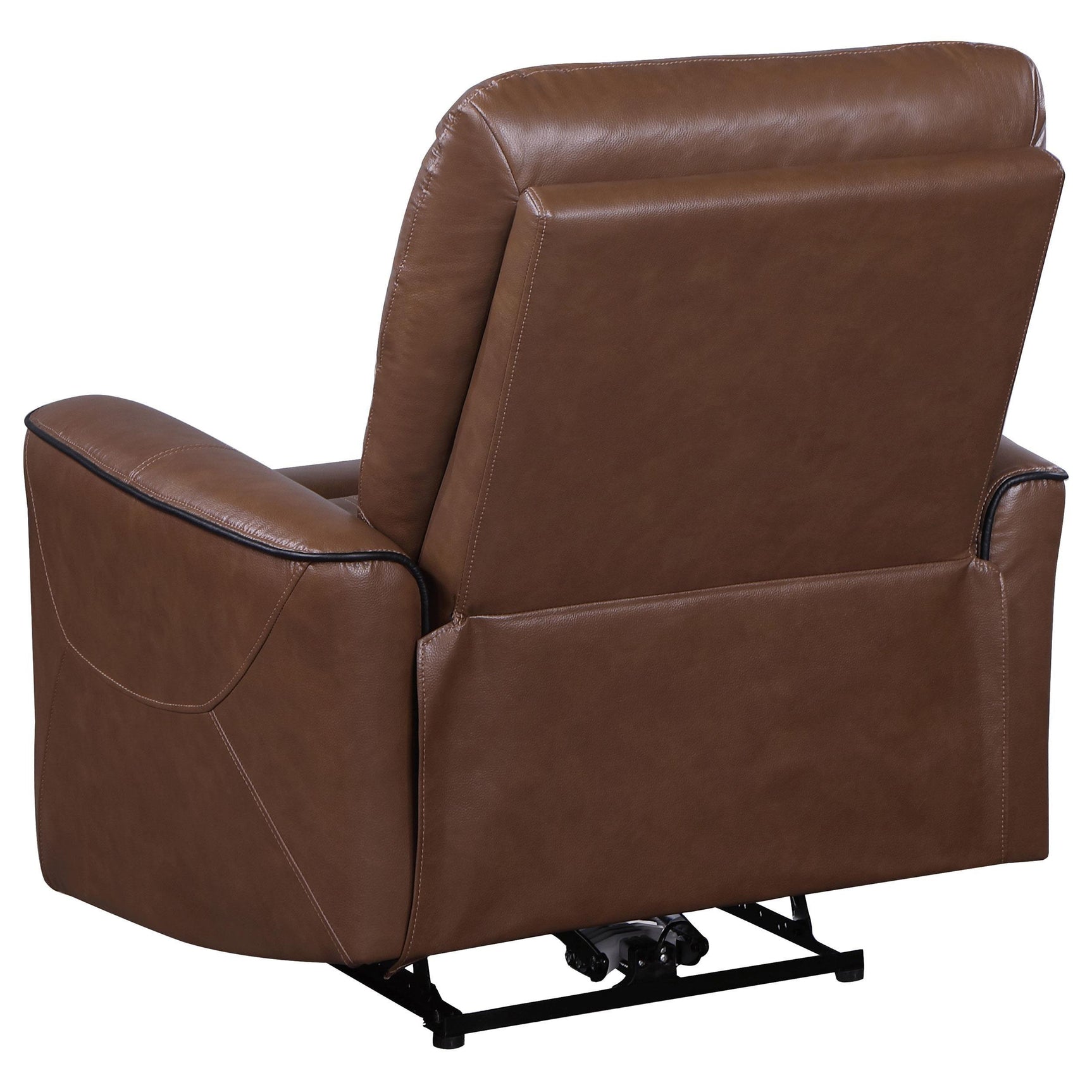 Greenfield 3-piece Power Reclining Sofa Set Saddle Brown 610264P-S3 - Ella Furniture