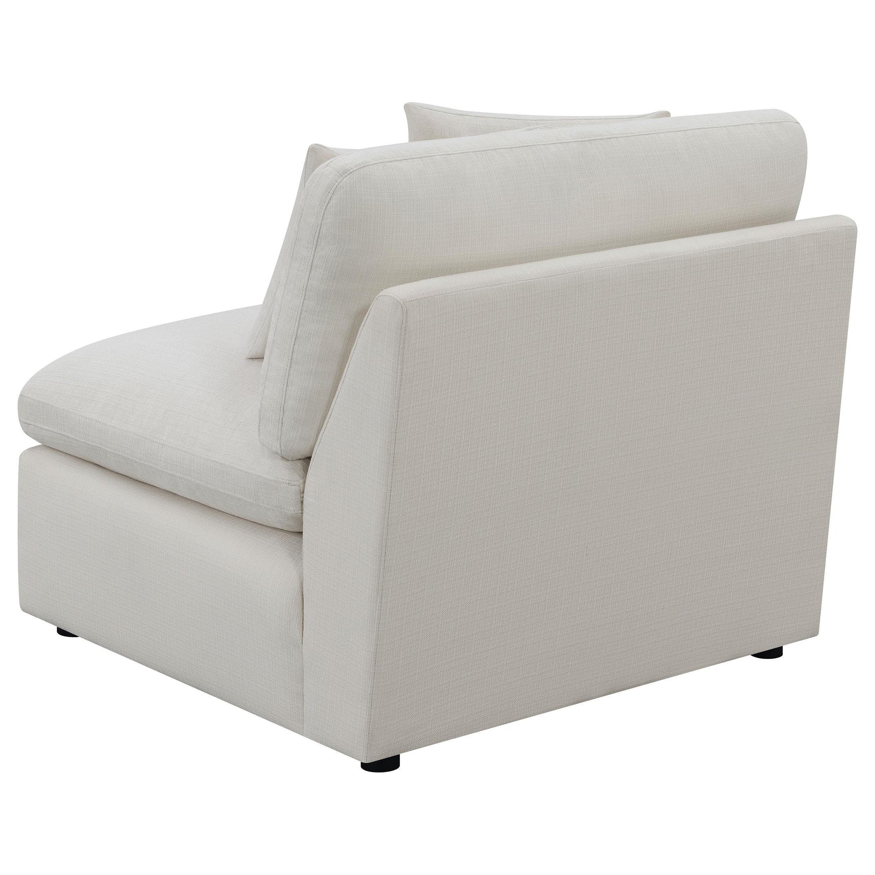 Back view of Hobson Upholstered Armless Chair