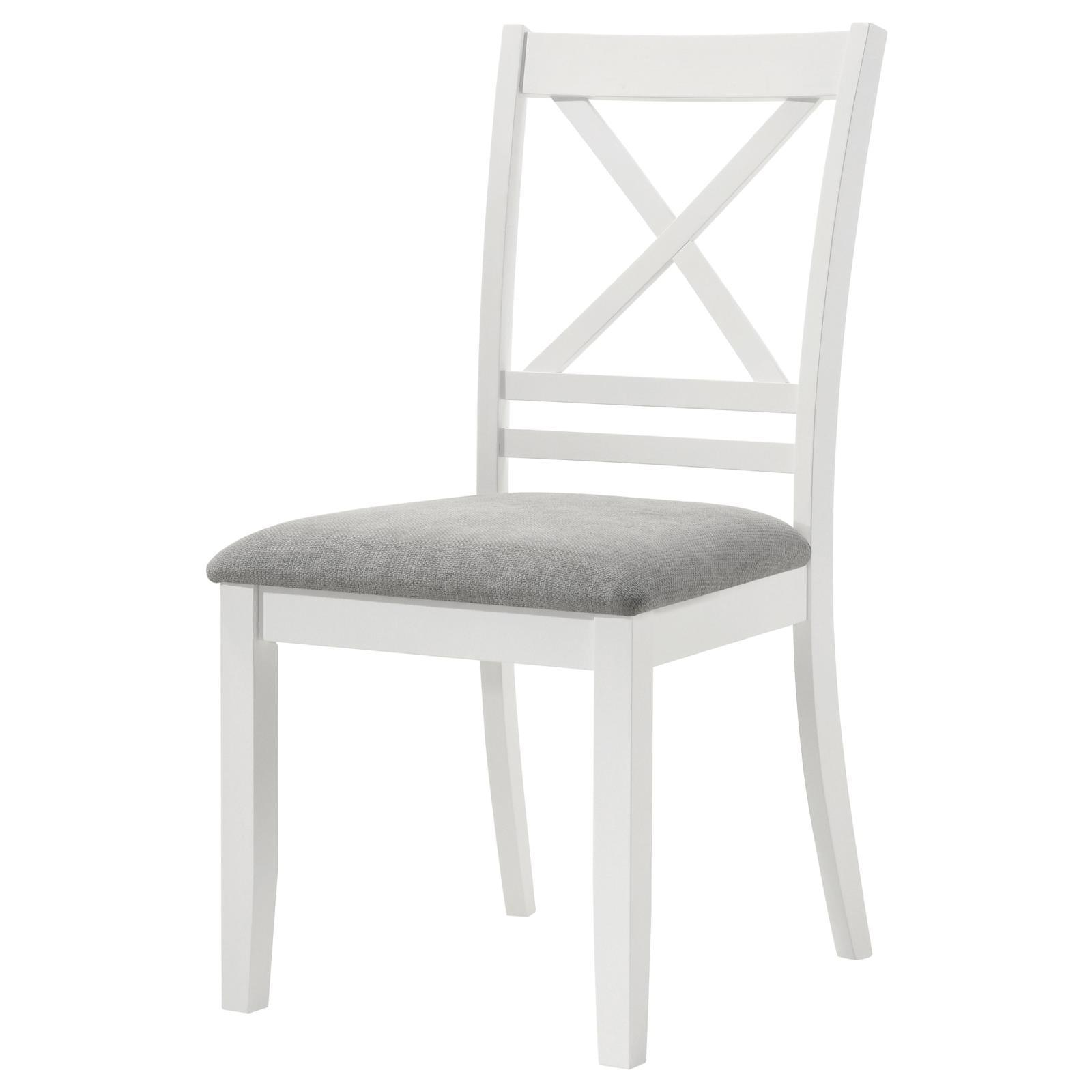 Hollis dining chairs paired with wooden dining table
